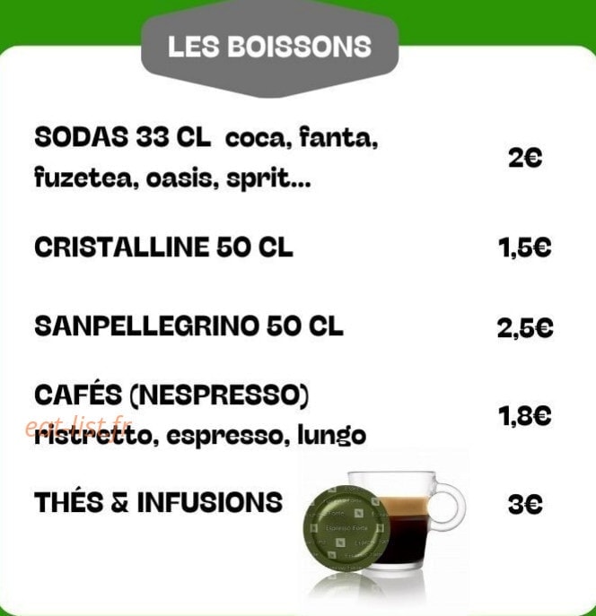 Au Frais Maison — carte page 9