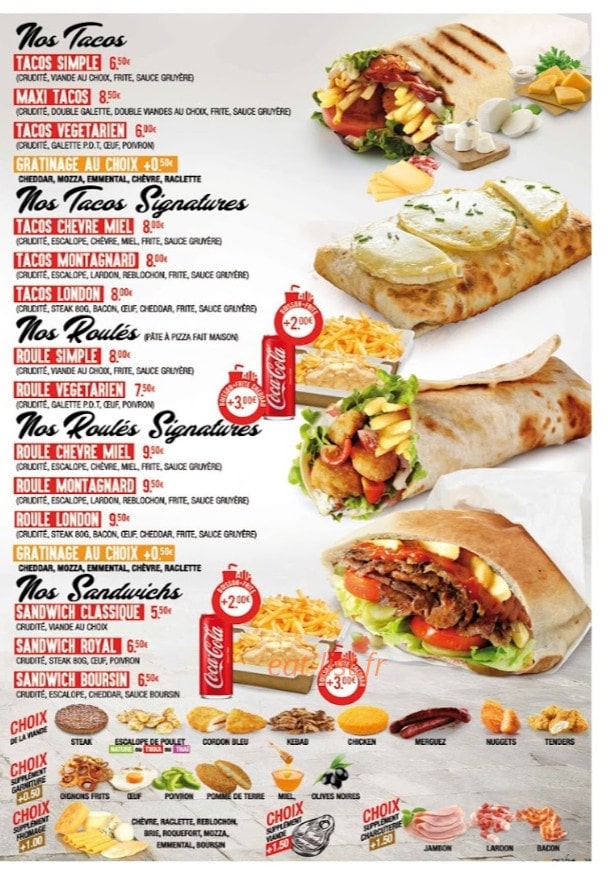 Food 2 Food — carte page 2