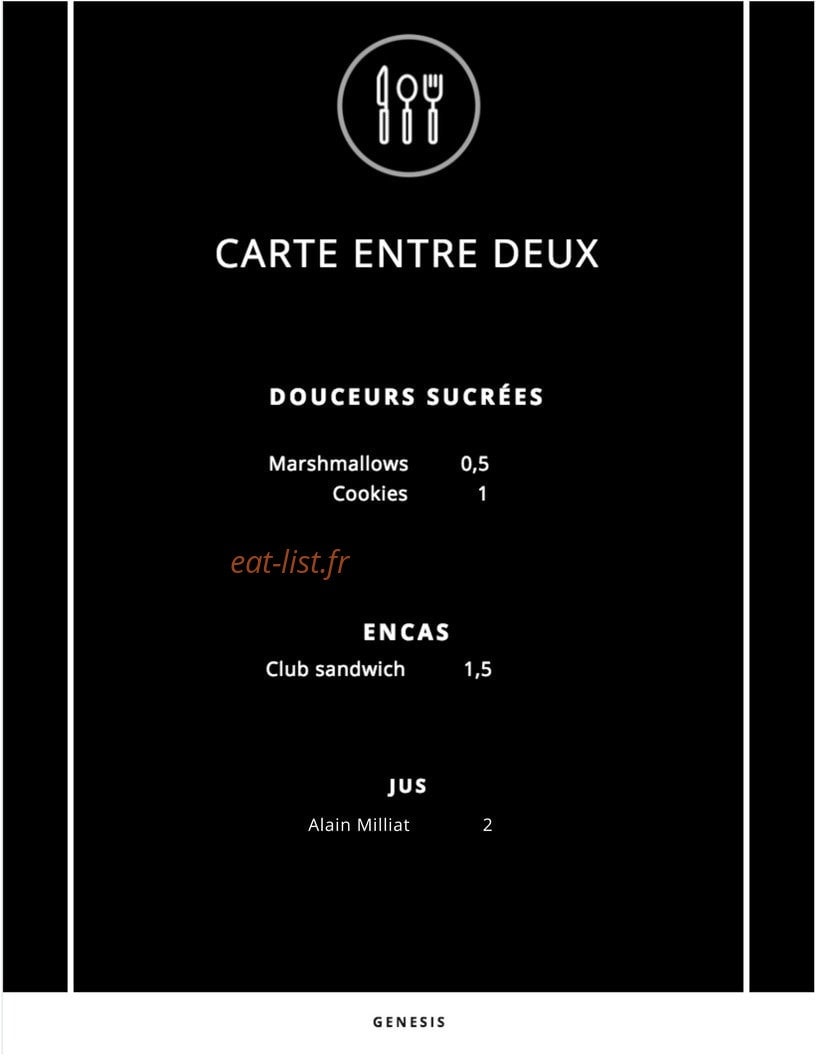 Genesis — carte page 1