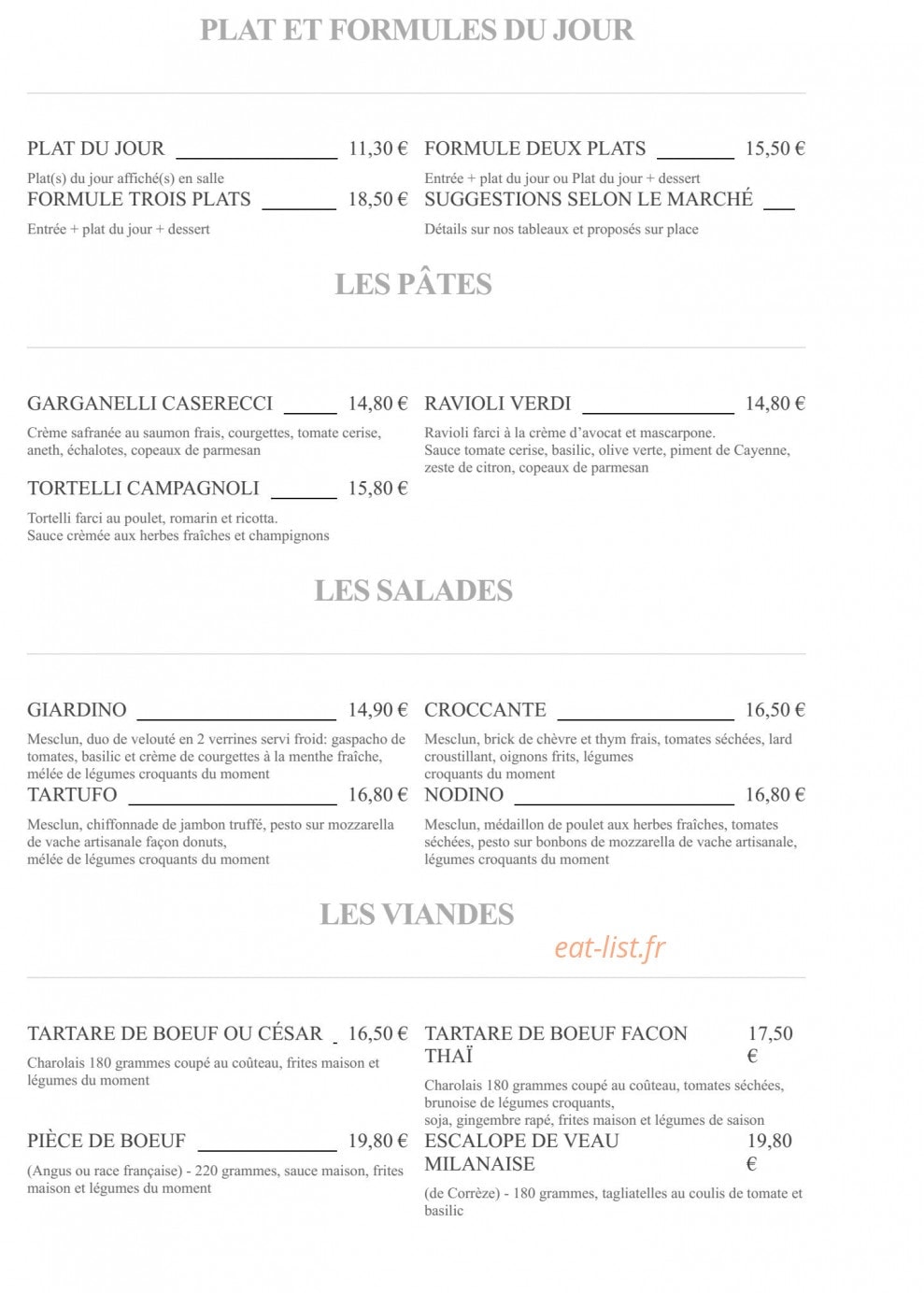 L'Entre-Nous — carte page 1