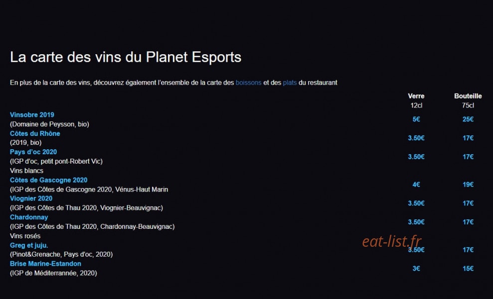 Planet Esports — carte page 6