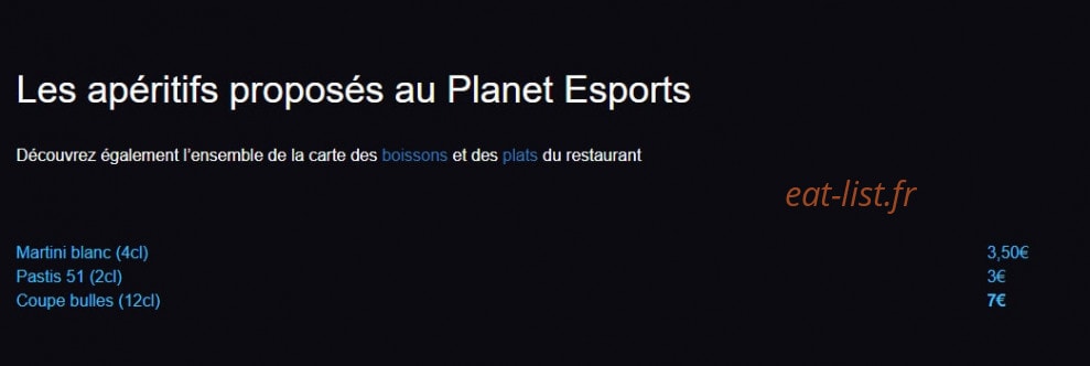 Planet Esports — carte page 3