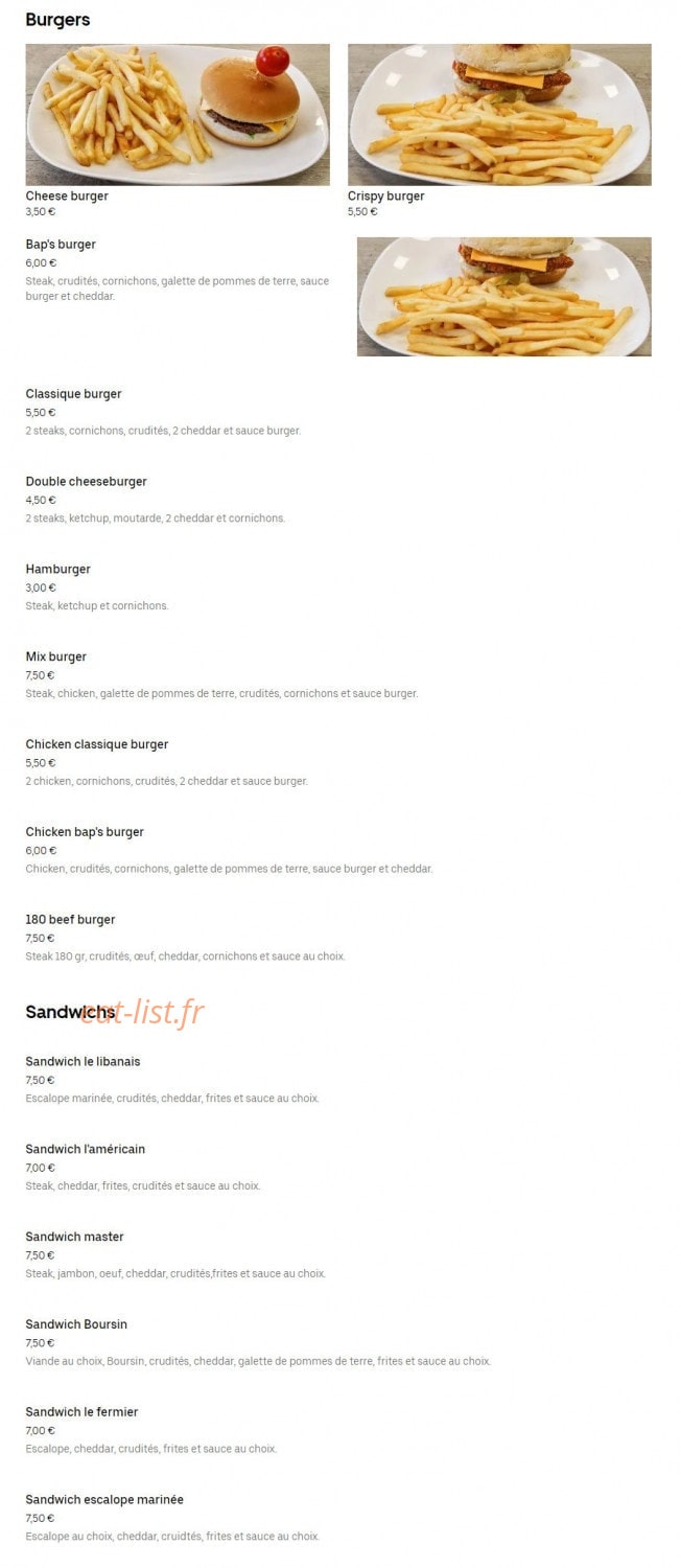 Saveurs o barrio — carte page 3