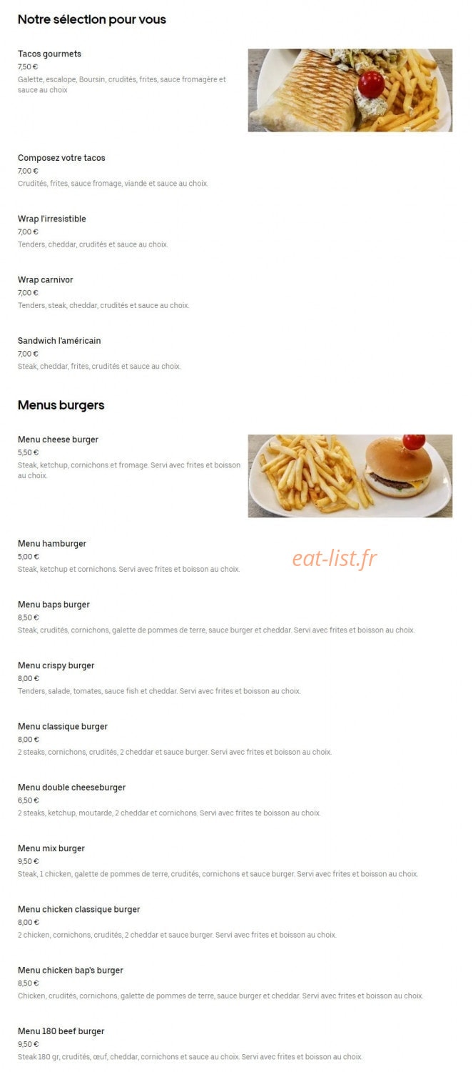 Saveurs o barrio — carte page 1