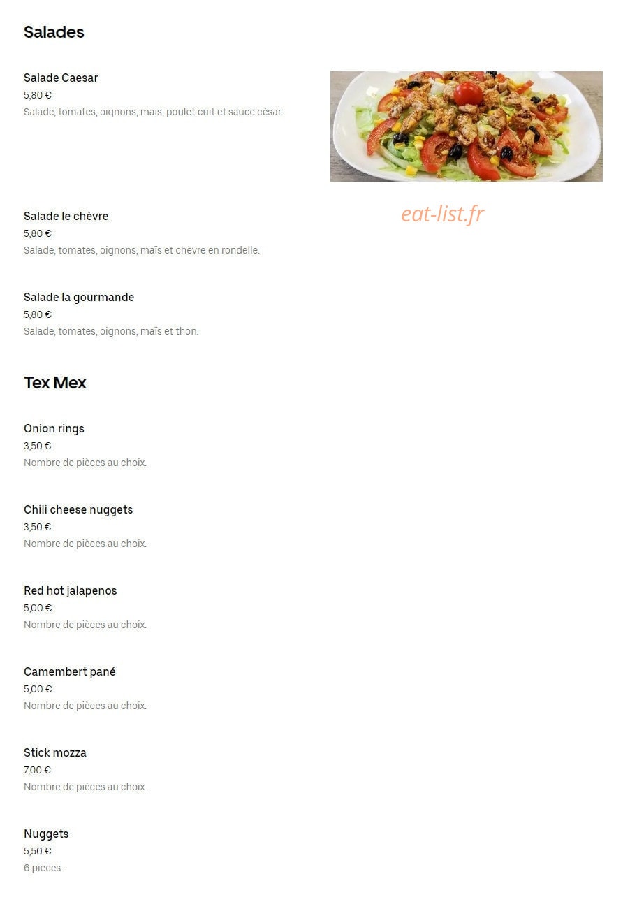 Saveurs o barrio — carte page 2