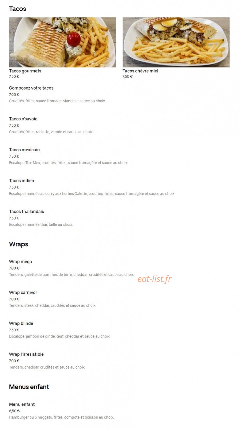 Saveurs o barrio — carte page 4