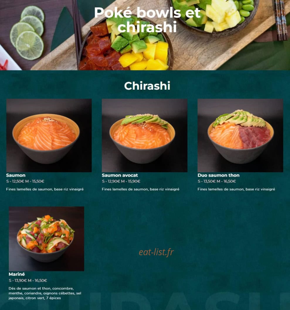 Toasushi — carte page 6