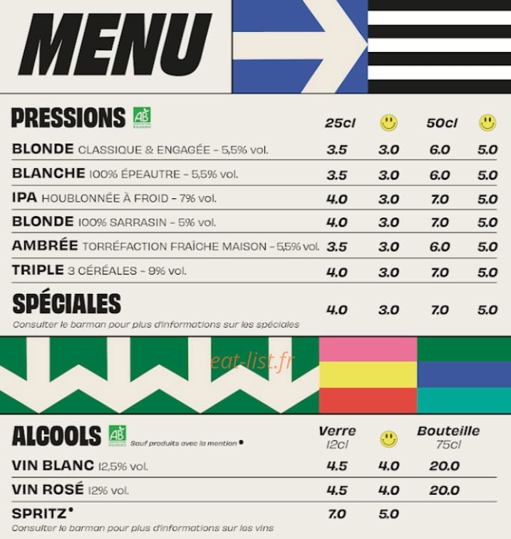 Bar  Dulion — carte page 2