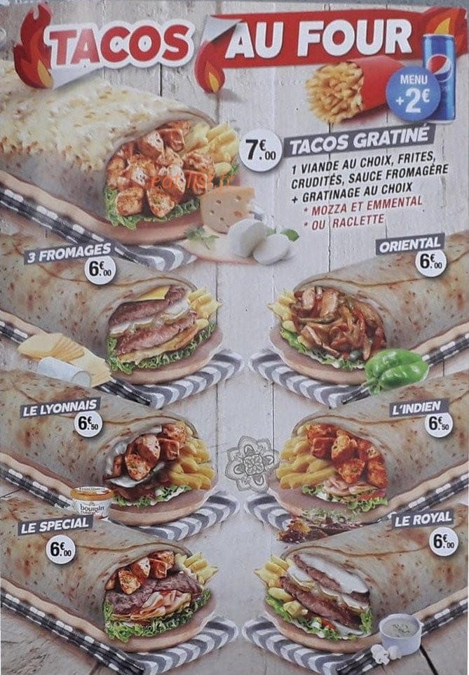 Bocadillos — carte page 1