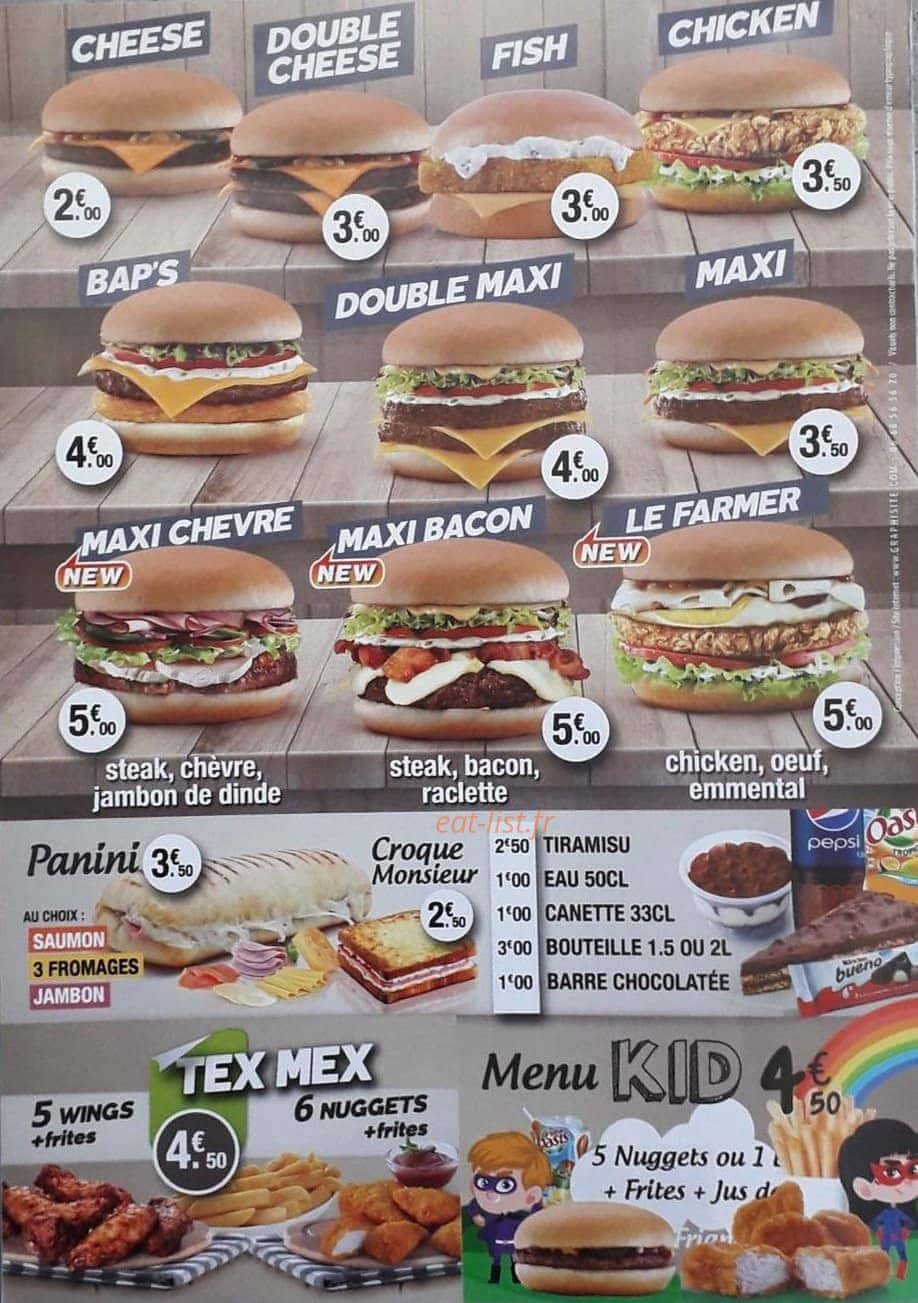 Bocadillos — carte page 3