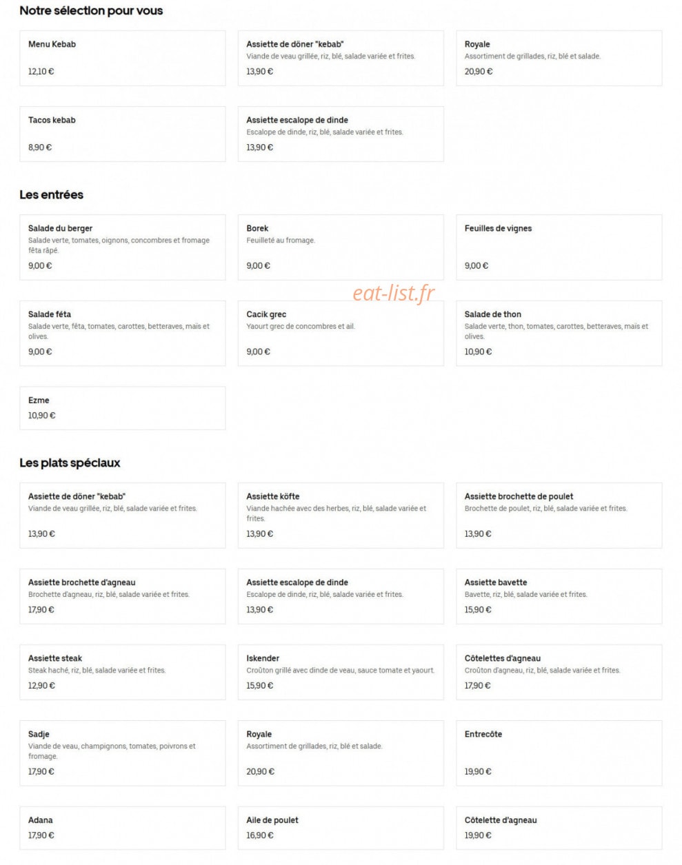 Le Village — carte page 1