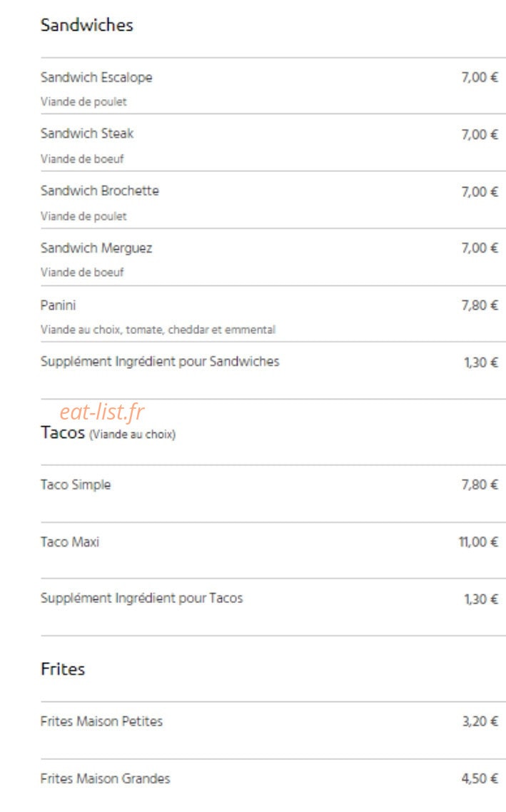 O Tantuni grill crêpes — carte page 4