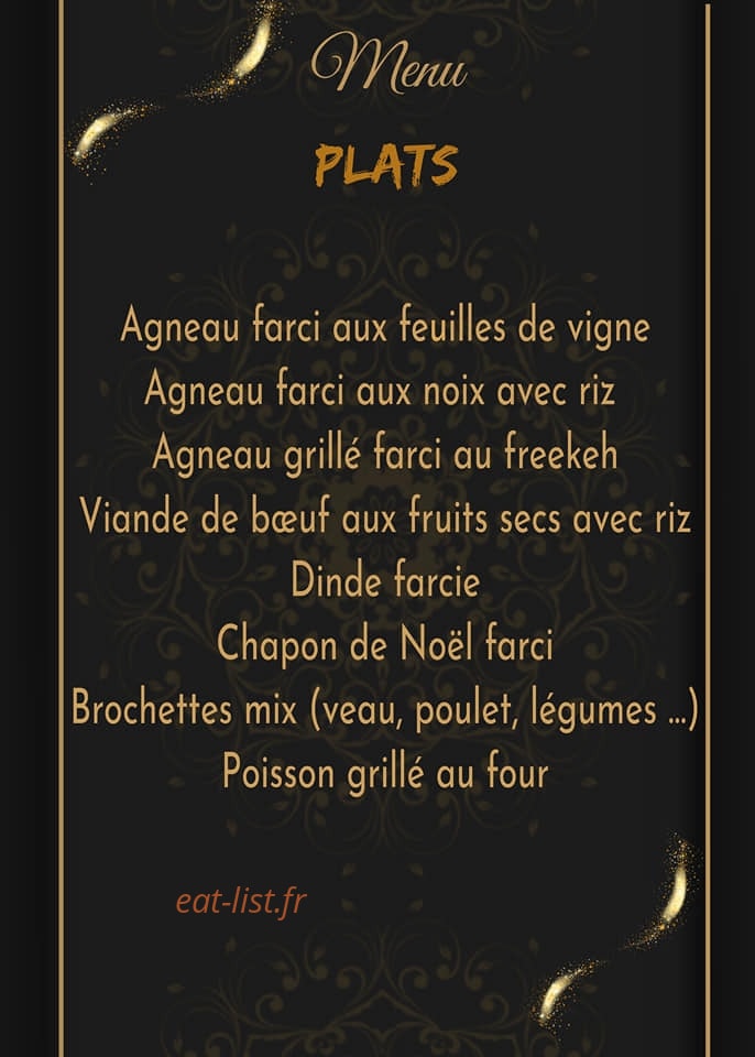 Restaurant Apik — carte page 2