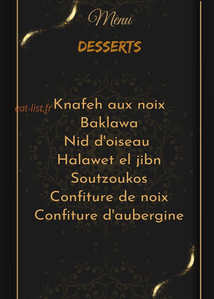 Restaurant Apik — carte page 3