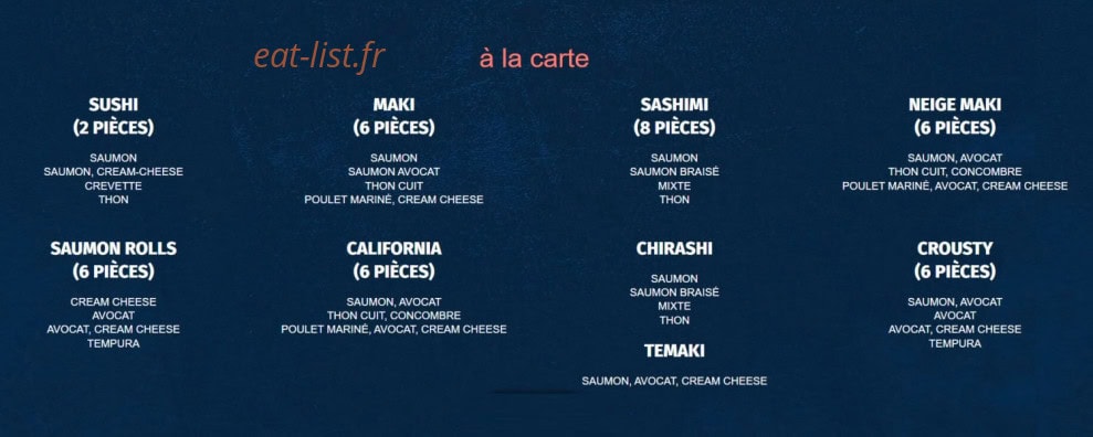 Asian House — carte page 4