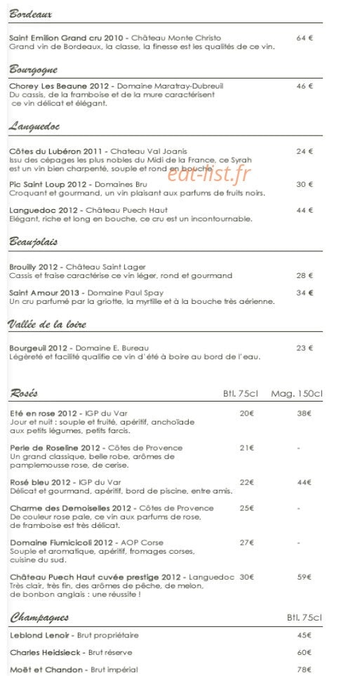 Au Bord de l'Eau — carte page 7