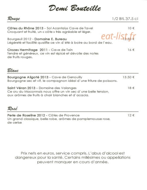 Au Bord de l'Eau — carte page 8