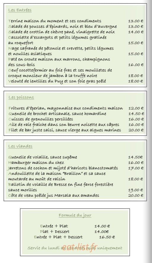 Au Bord de l'Eau — carte page 4