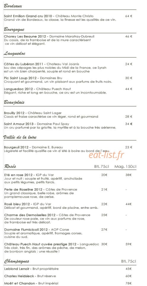Au Bord de l'Eau — carte page 6