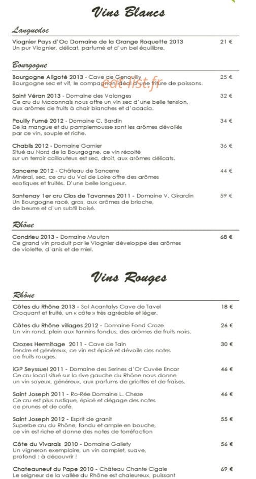Au Bord de l'Eau — carte page 5