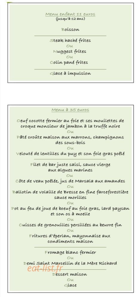 Au Bord de l'Eau — carte page 3