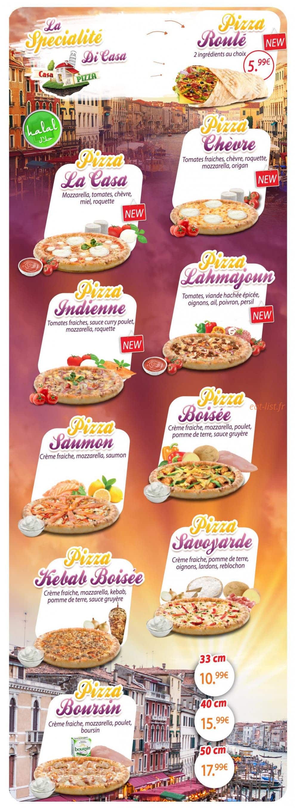 Casa di pizza — carte page 2