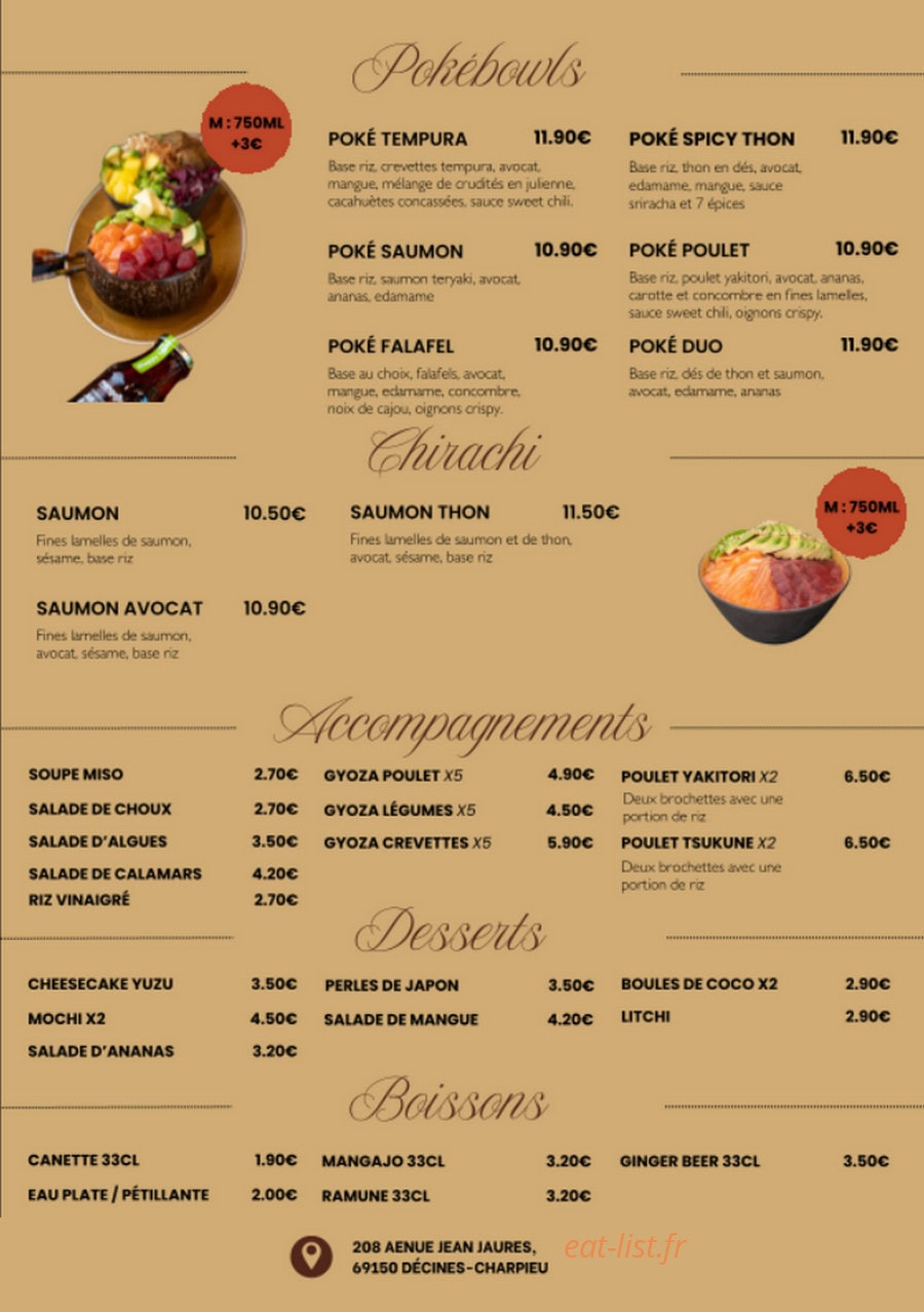 Coffee & Sushi — carte page 4