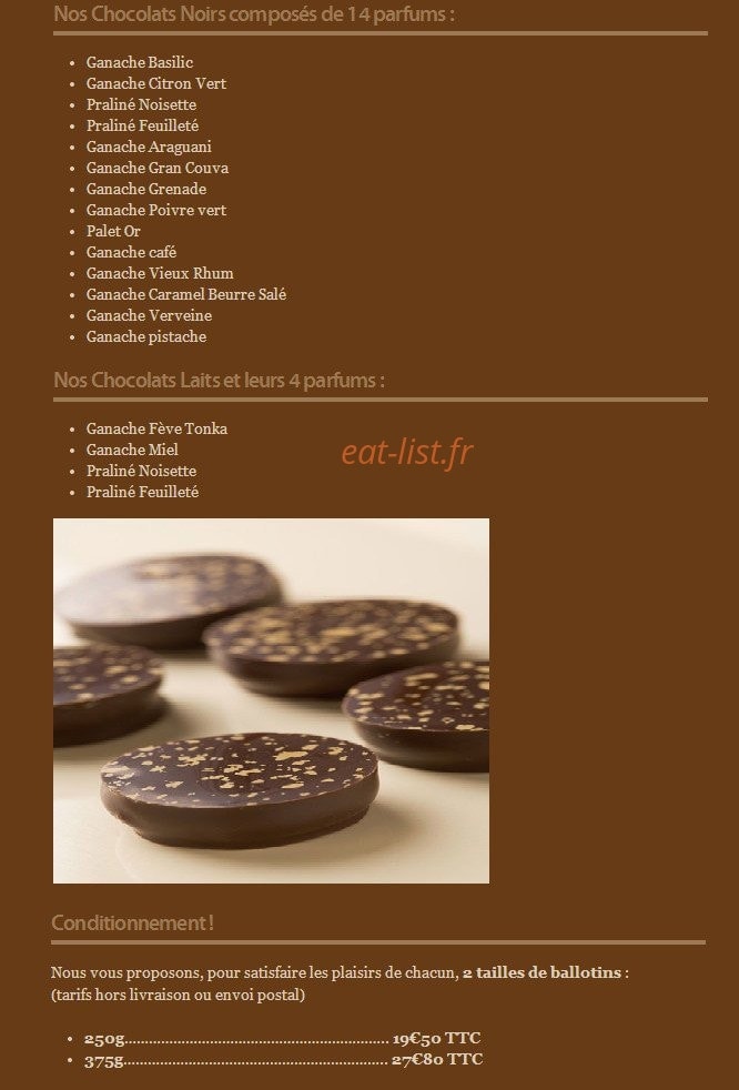 F&ED Traiteur — carte page 11
