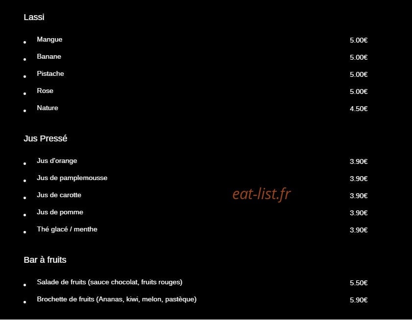 La Passerelle Indienne — carte page 3