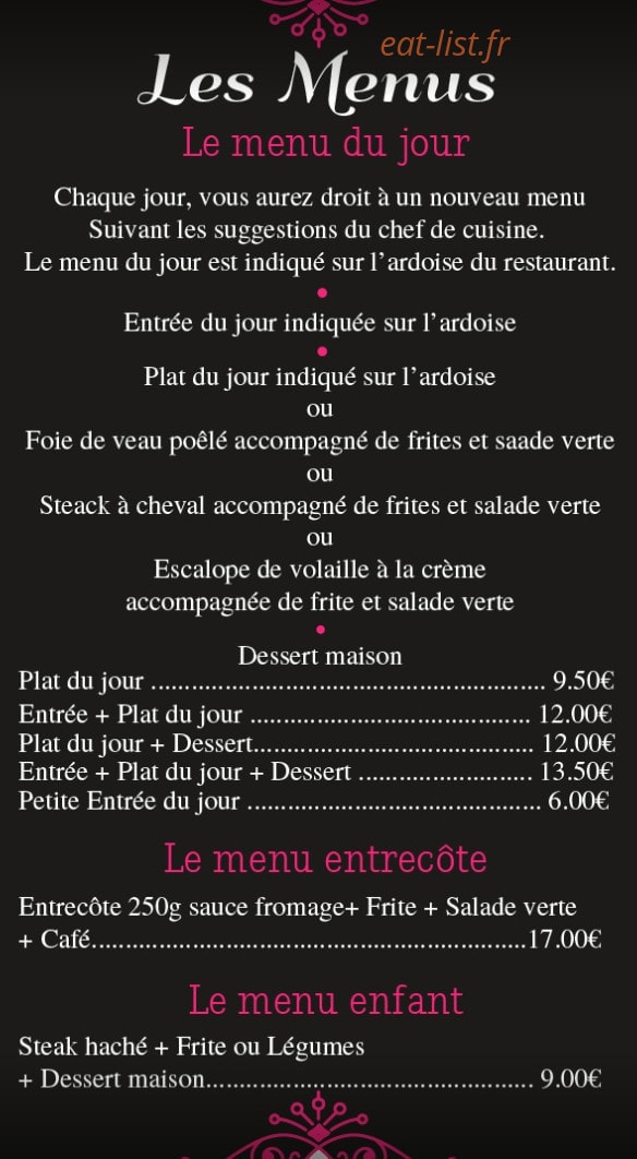 Le cafe 9 — carte page 1