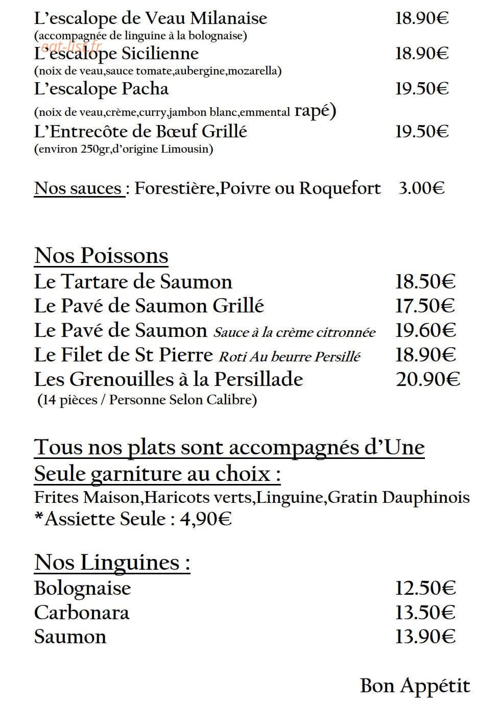 Le Victoria — carte page 2