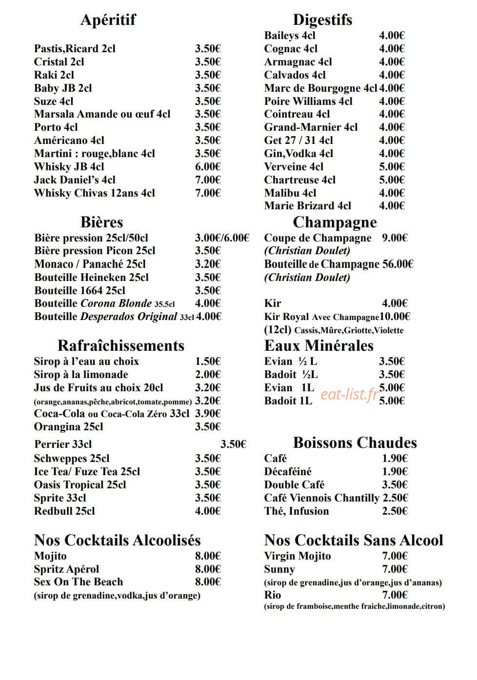 Le Victoria — carte page 5