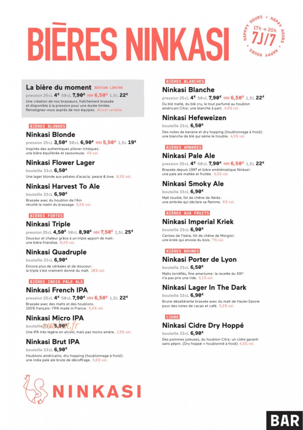Ninkasi — carte page 6