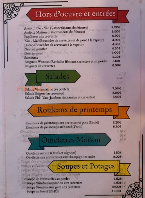 Phi Van — carte page 1