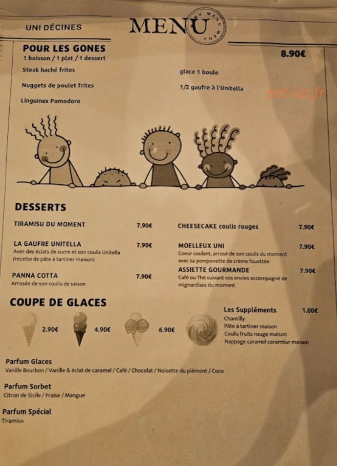 Uni — carte page 2