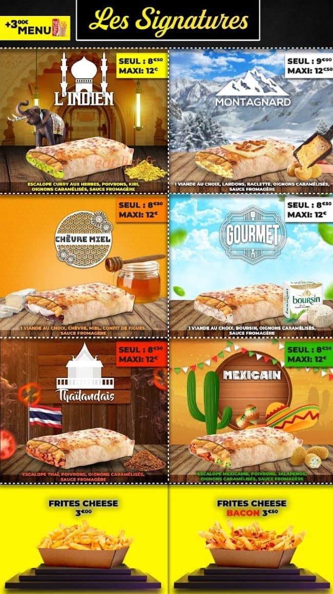 cooking food — carte page 2