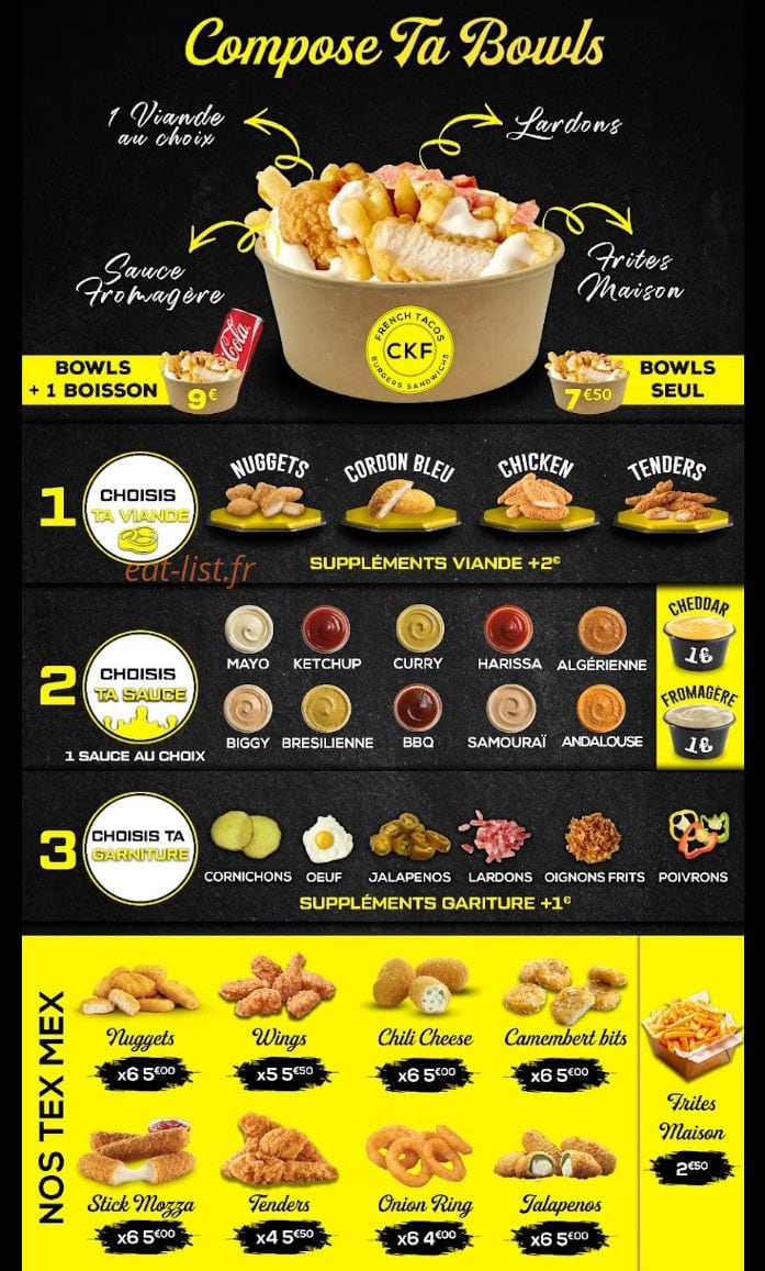 cooking food — carte page 3