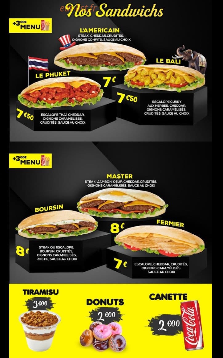 cooking food — carte page 1