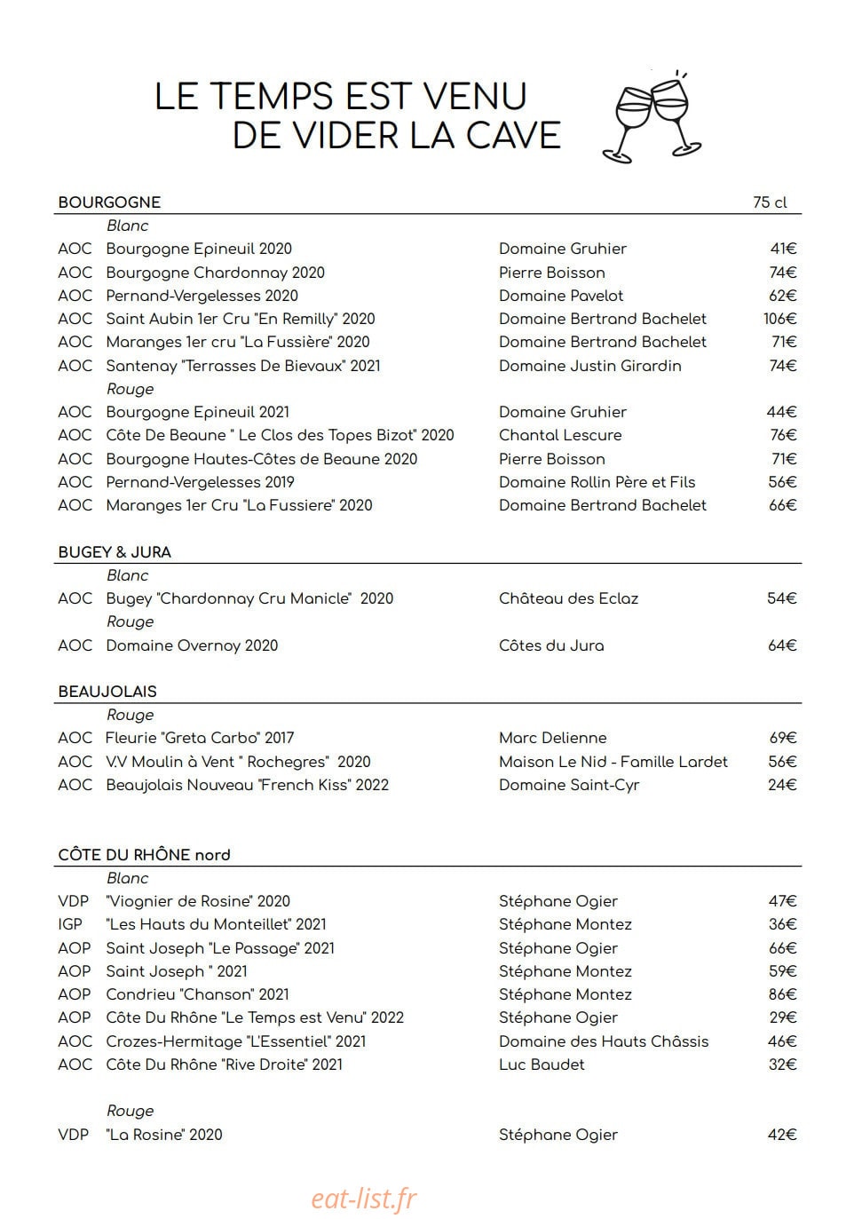 Le Temps Est Venu — carte page 4