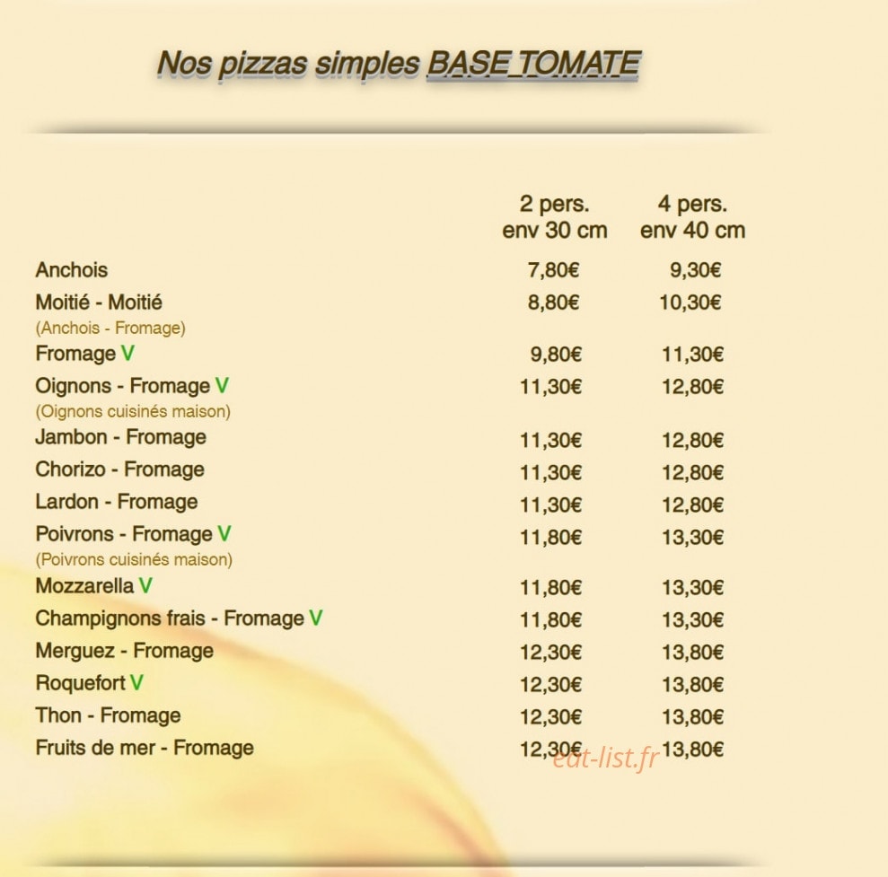 Pizza Puce — carte page 1