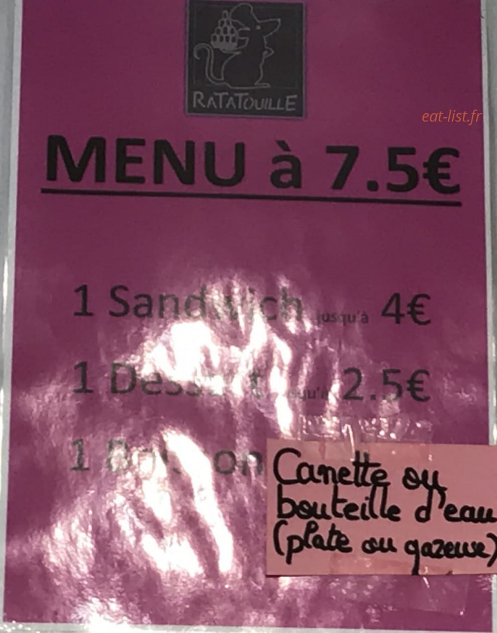 Ratatouille — carte page 2