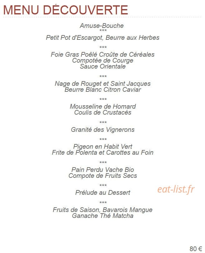 Le Tilia — carte page 4