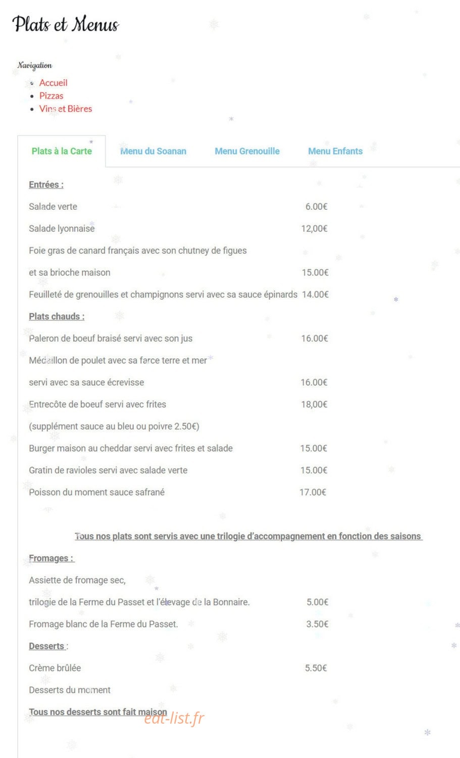 Relais du Soanan — carte page 1