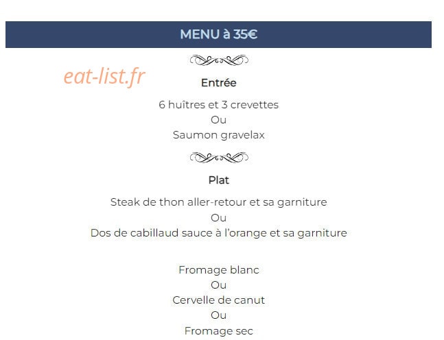 Le bar à thon — carte page 6
