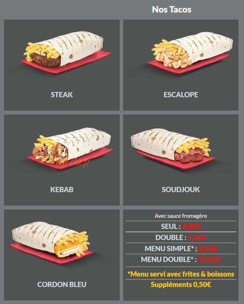 Megafood — carte page 5