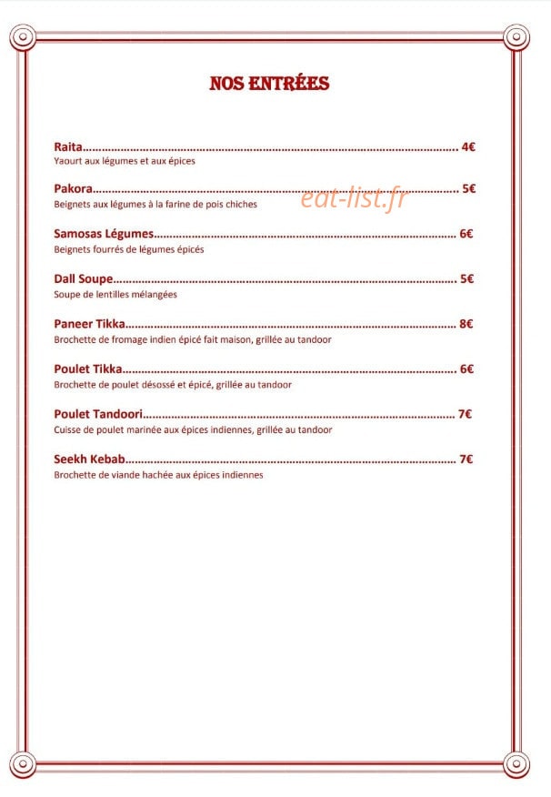 Tikka — carte page 5