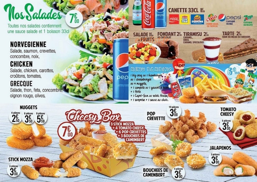 Big Basha Big Burger — carte page 2
