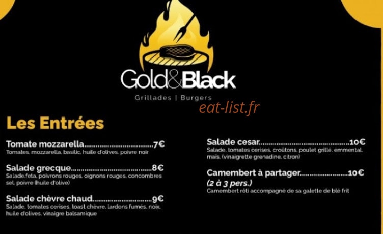 Gold et black — carte page 2