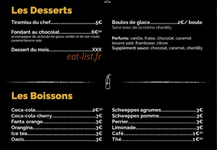 Gold et black — carte page 4