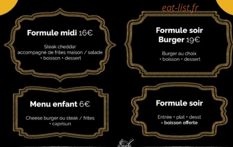 Gold et black — carte page 1
